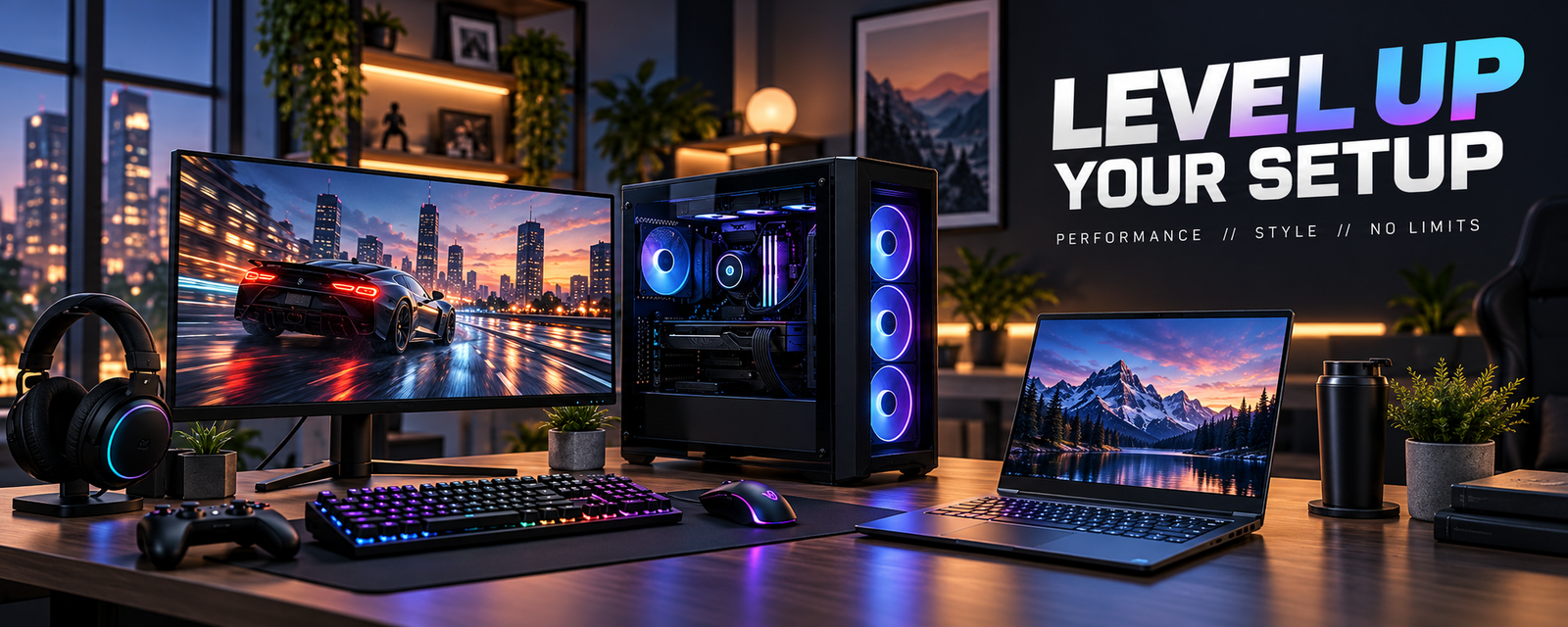 Gaming PCs and Laptops